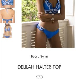 BECCASWIM by Rebecca Virtue bikini top